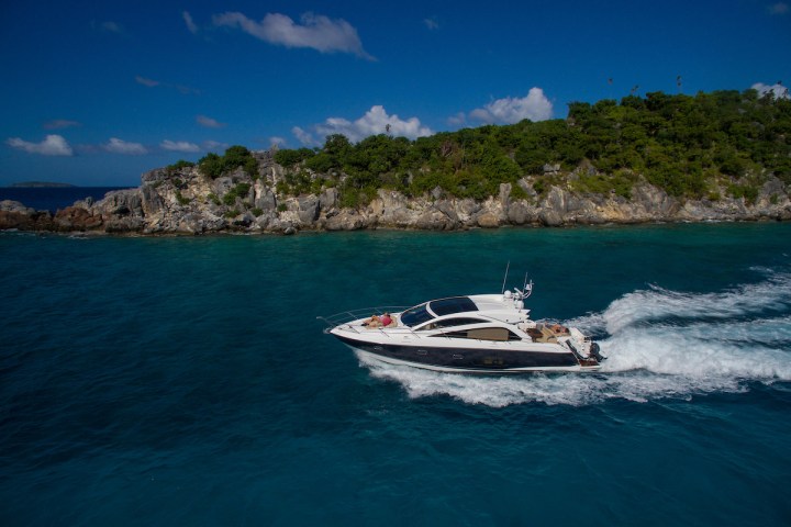 a small boat in a body of water