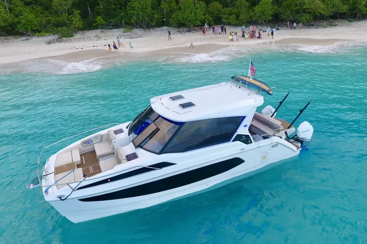a boat on a body of water